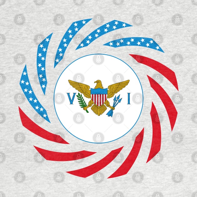 Virgin Islander American Multinational Patriot Flag Series by Village Values